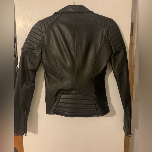 Real Leather - Leather Motor Jacket XS - Picture 2 of 6